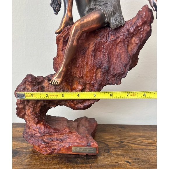 Vintage Carol Camps Artistic Bronze / Raising Sculpture - Picture 8 of 11